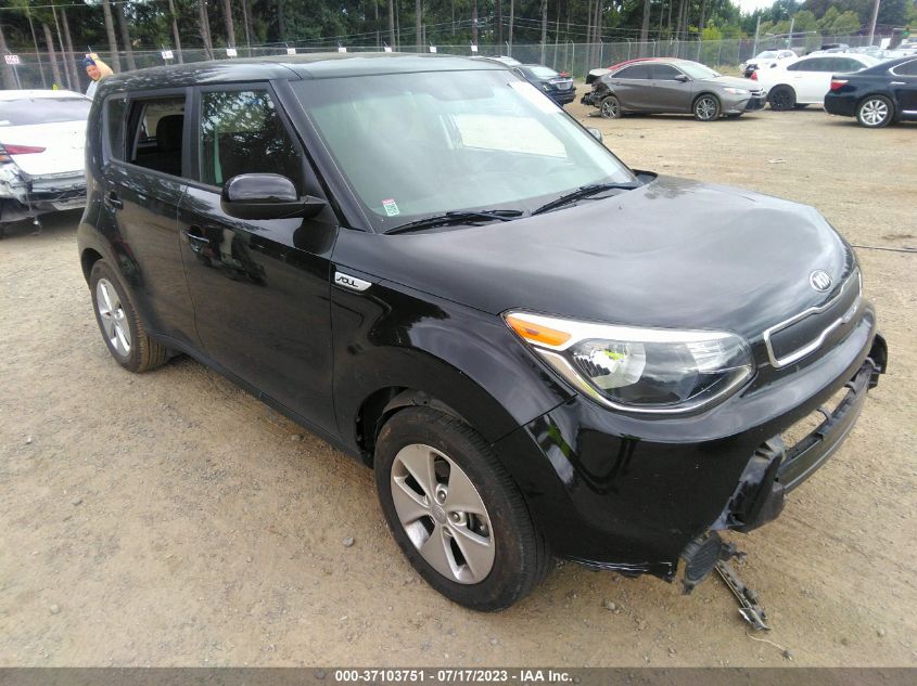 2016 KIA SOUL BASE - KNDJN2A25G7844537