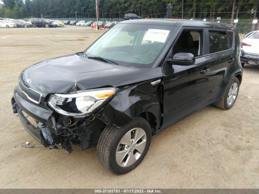2016 KIA SOUL BASE - KNDJN2A25G7844537