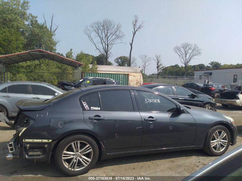 2013 INFINITI G37 SEDAN JOURNEY JN1CV6AP5DM712129