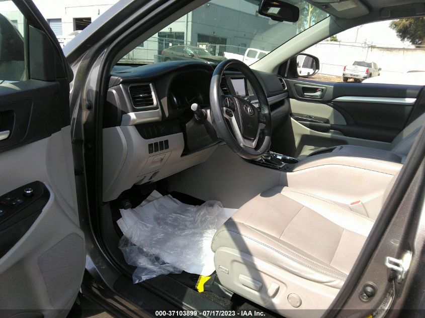 2015 TOYOTA HIGHLANDER XLE - 5TDKKRFH7FS041168