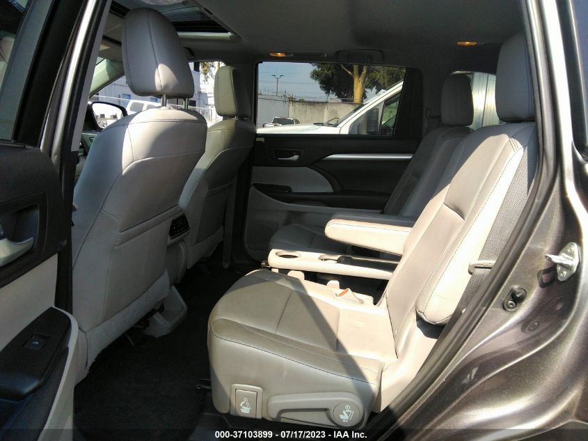 2015 TOYOTA HIGHLANDER XLE - 5TDKKRFH7FS041168