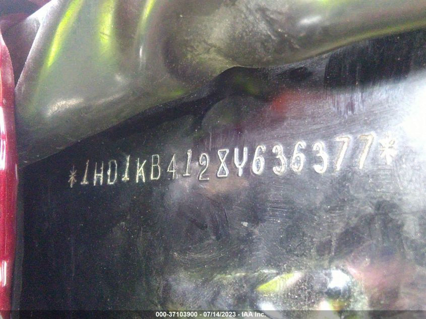 2008 HARLEY-DAVIDSON FLHX - 1HD1KB4128Y636377