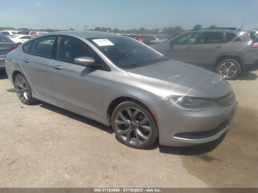2015 CHRYSLER 200 S - 1C3CCCBG2FN572963