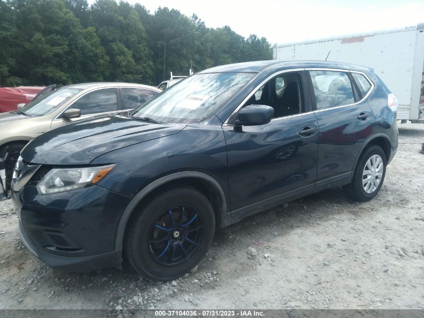 2016 NISSAN ROGUE SV/SL/S - KNMAT2MT5GP703462