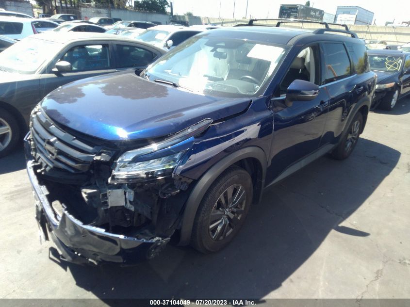 2022 NISSAN PATHFINDER SV - 5N1DR3BB5NC214538