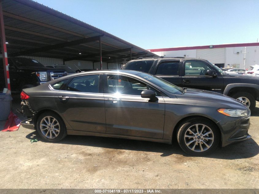 2017 FORD FUSION SE - 3FA6P0HD5HR299774