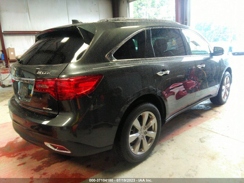 2015 ACURA MDX ADVANCE/ENTERTAINMENT PKG - 5FRYD4H84FB014534