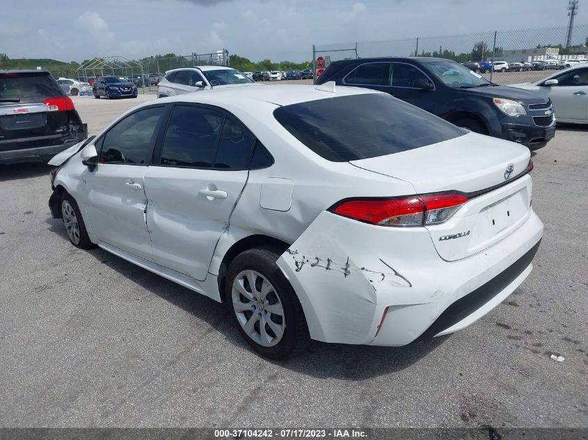 2022 TOYOTA COROLLA LE - JTDEPMAE6N3027535