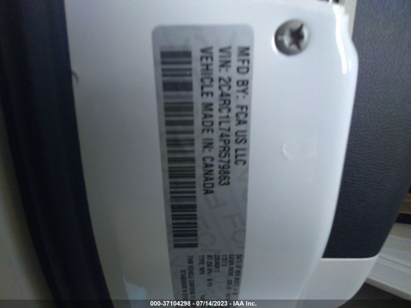 2023 CHRYSLER PACIFICA HYBRID TOURING L - 2C4RC1L74PR579863