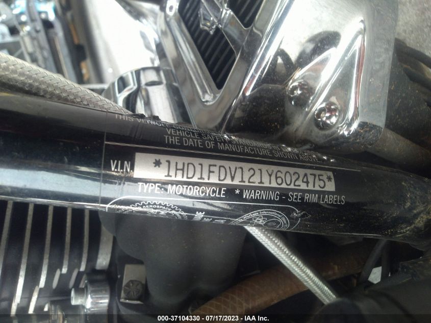 2001 HARLEY-DAVIDSON FLHR - 1HD1FDV121Y602475
