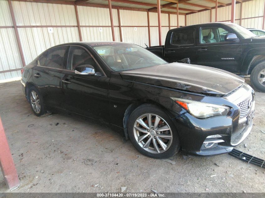 2015 INFINITI Q50 PREMIUM/SPORT - JN1BV7ARXFM411555