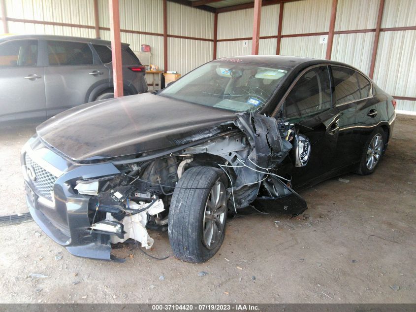 2015 INFINITI Q50 PREMIUM/SPORT - JN1BV7ARXFM411555