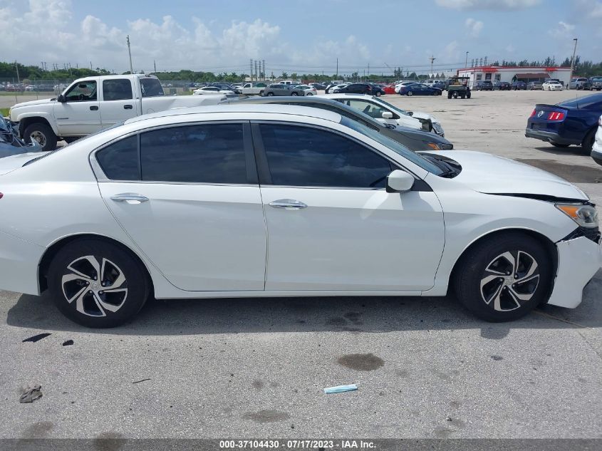 2016 HONDA ACCORD SEDAN LX - 1HGCR2F3XGA047865