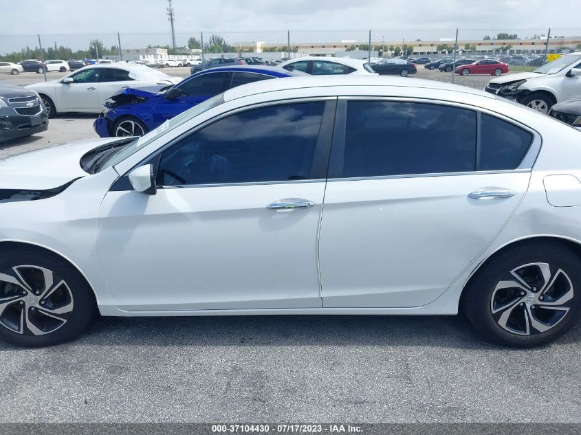 2016 HONDA ACCORD SEDAN LX - 1HGCR2F3XGA047865