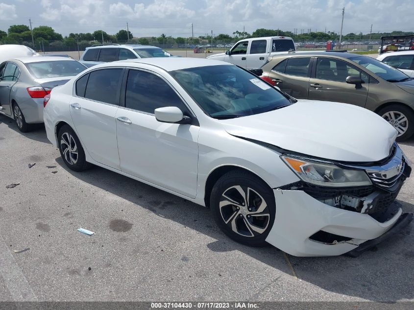 2016 HONDA ACCORD SEDAN LX - 1HGCR2F3XGA047865