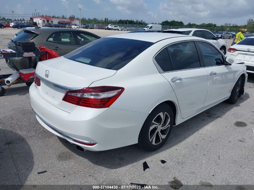 2016 HONDA ACCORD SEDAN LX - 1HGCR2F3XGA047865