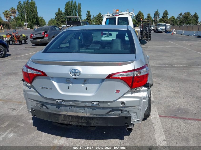 2016 TOYOTA COROLLA L/LE/S/S PLUS/LE PLUS - 5YFBURHE8GP378293