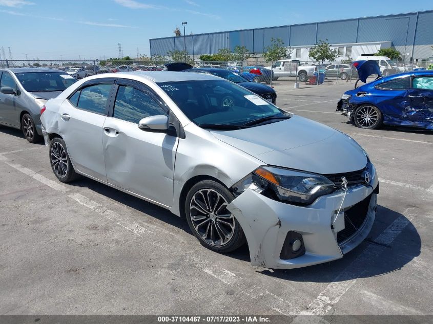 2016 TOYOTA COROLLA L/LE/S/S PLUS/LE PLUS - 5YFBURHE8GP378293