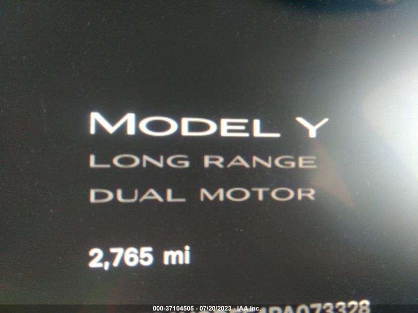 2023 TESLA MODEL Y - 7SAYGDEE4PA073328