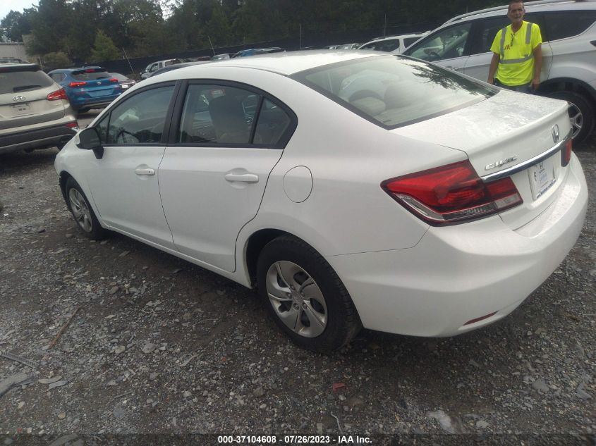2013 HONDA CIVIC SDN LX - 19XFB2F58DE232345