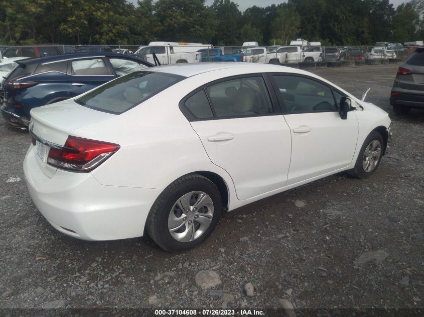 2013 HONDA CIVIC SDN LX - 19XFB2F58DE232345