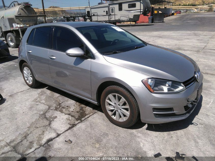 2016 VOLKSWAGEN GOLF TSI S - 3VW217AU9GM024415