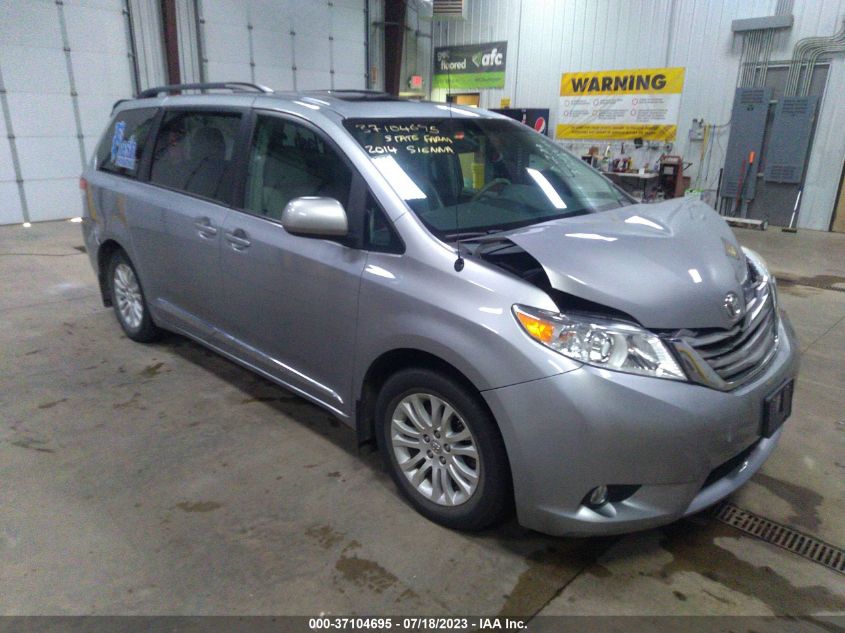 2014 TOYOTA SIENNA XLE/XLE AAS/LTD - 5TDYK3DC1ES467645
