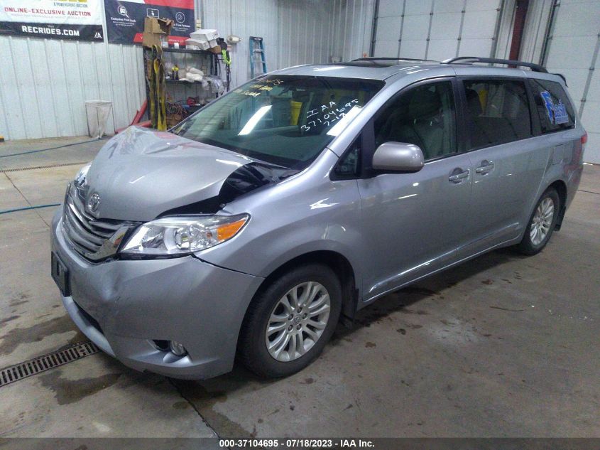 2014 TOYOTA SIENNA XLE/XLE AAS/LTD - 5TDYK3DC1ES467645