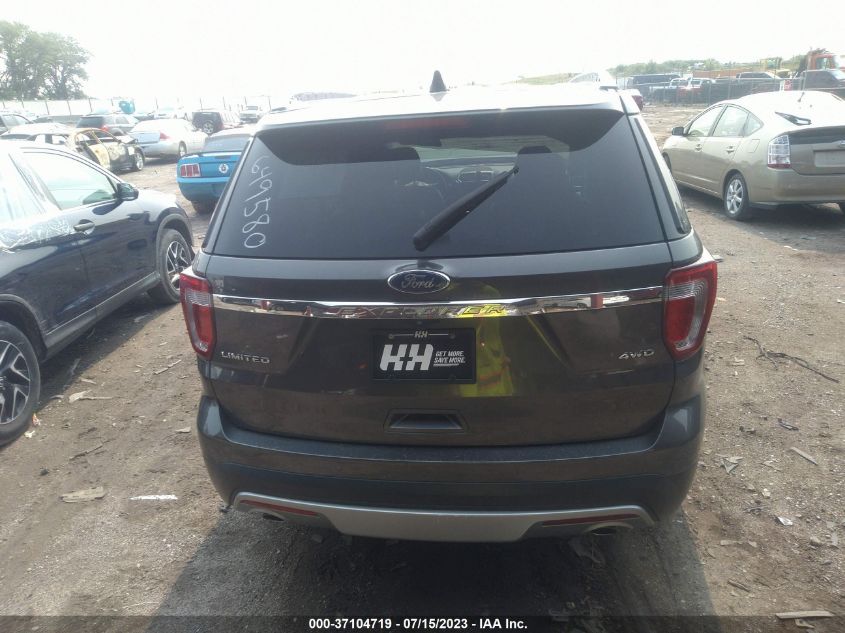 2017 FORD EXPLORER LIMITED - 1FM5K8F82HGB21350