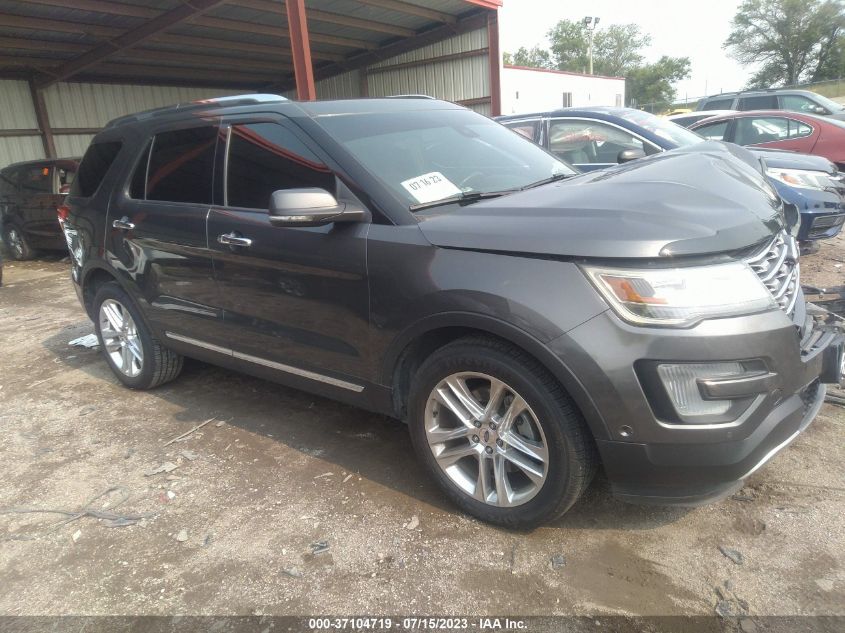 2017 FORD EXPLORER LIMITED - 1FM5K8F82HGB21350