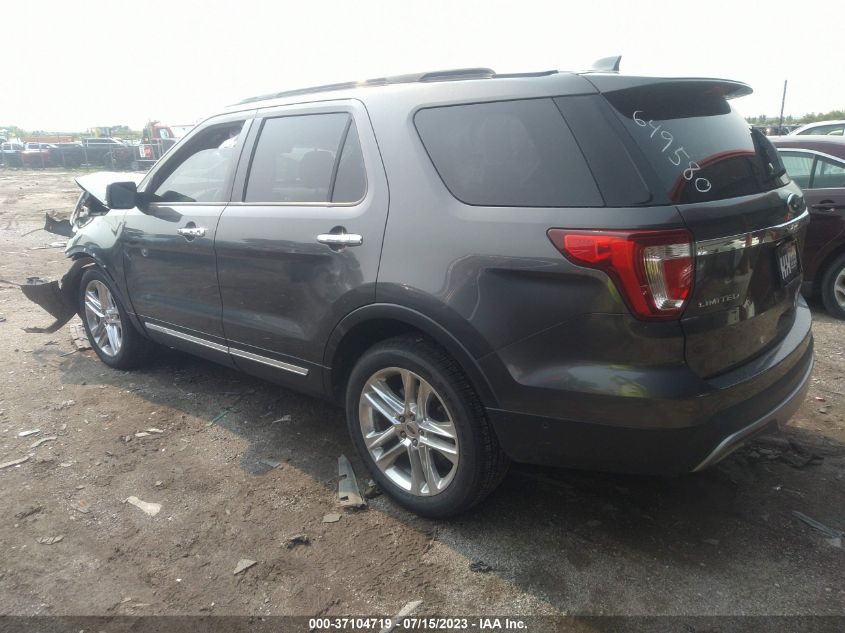 2017 FORD EXPLORER LIMITED - 1FM5K8F82HGB21350