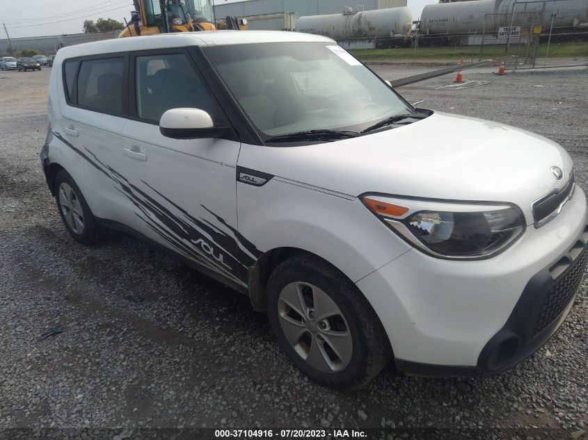 2016 KIA SOUL BASE - KNDJN2A27G7337753