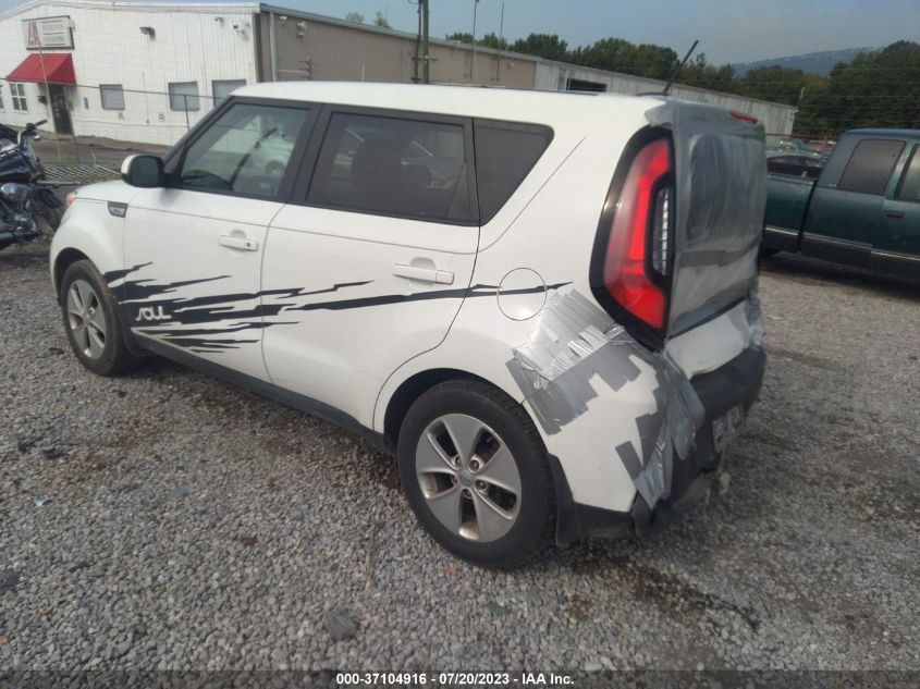 2016 KIA SOUL BASE - KNDJN2A27G7337753