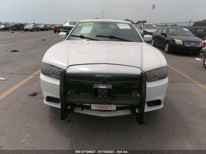 2014 DODGE CHARGER POLICE - 2C3CDXKT0EH351192