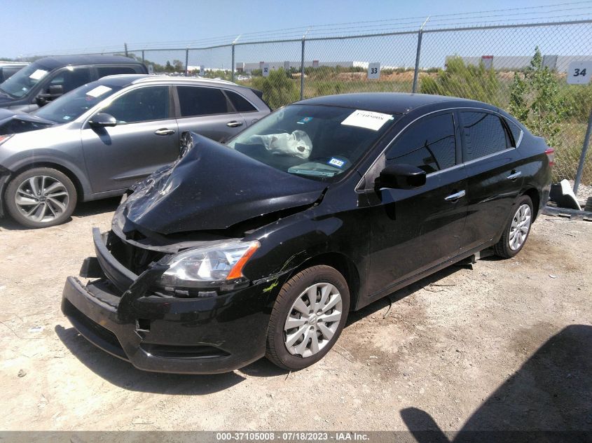 2015 NISSAN SENTRA S/SV/SR/SL - 3N1AB7AP5FY266327