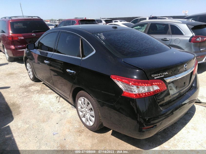 2015 NISSAN SENTRA S/SV/SR/SL - 3N1AB7AP5FY266327
