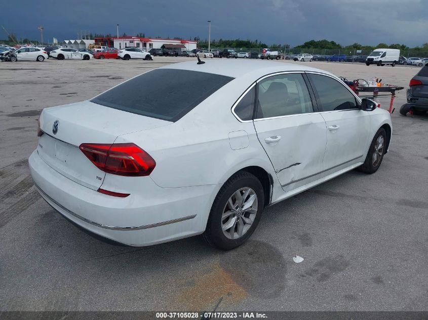 2017 VOLKSWAGEN PASSAT 1.8T S - 1VWAT7A35HC066791