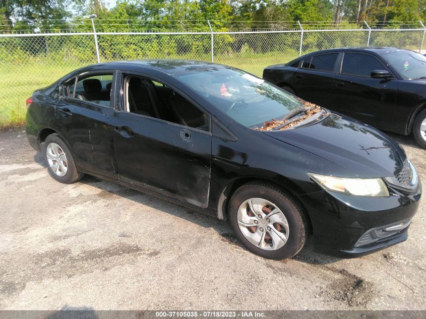 2013 HONDA CIVIC LX - 2HGFB2F51DH550846