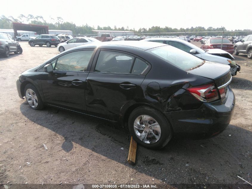 2013 HONDA CIVIC LX - 2HGFB2F51DH550846