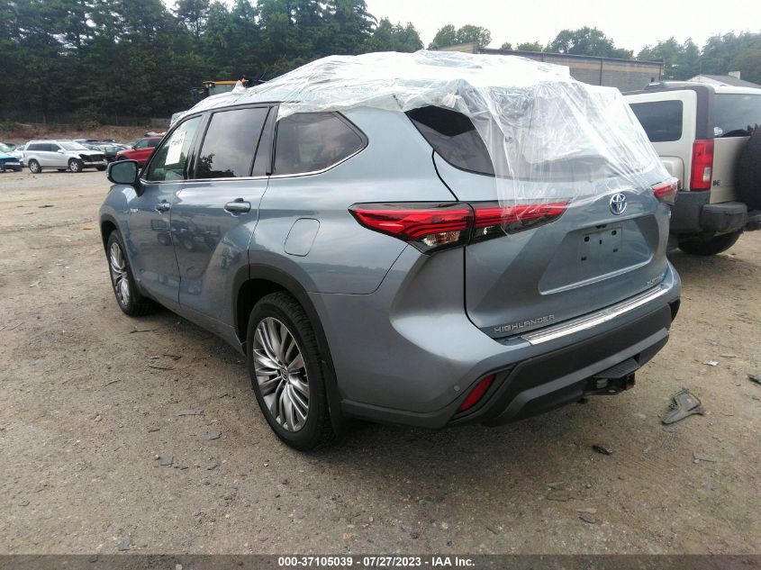 2020 TOYOTA HIGHLANDER HYBRID PLATINUM - 5TDEBRCH8LS005907