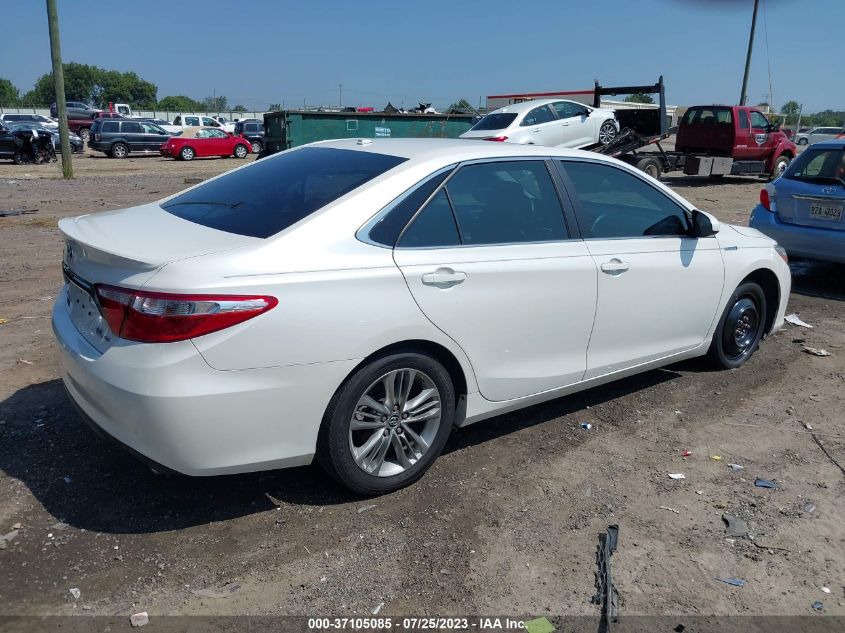 2015 TOYOTA CAMRY HYBRID SE - 4T1BD1FK4FU175781