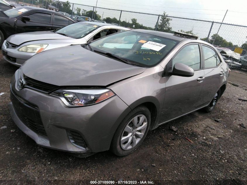 2015 TOYOTA COROLLA L/LE/LE PLS/PRM/S/S PLS - 2T1BURHE2FC454881