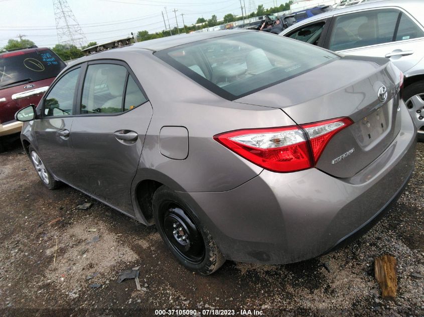 2015 TOYOTA COROLLA L/LE/LE PLS/PRM/S/S PLS - 2T1BURHE2FC454881