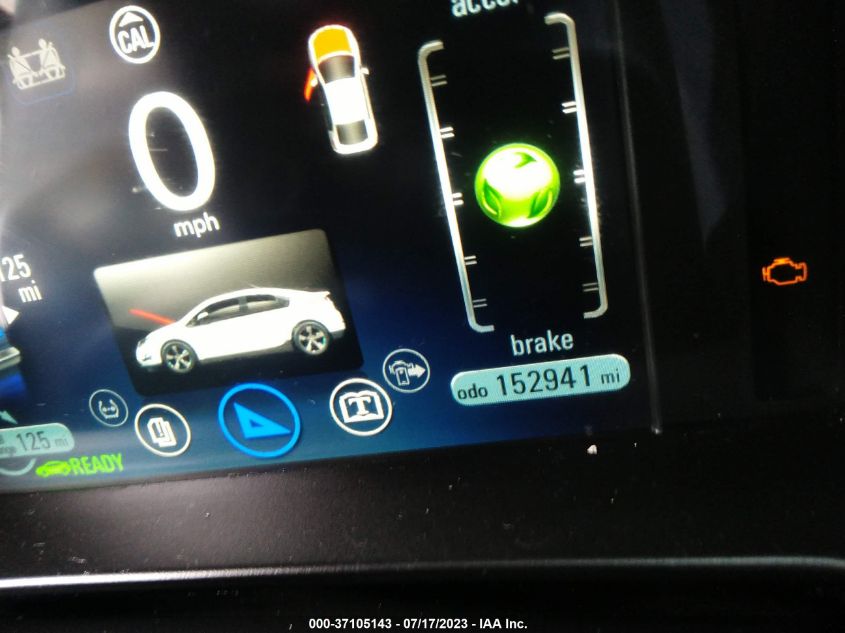 2013 CHEVROLET VOLT - 1G1RD6E49DU148763