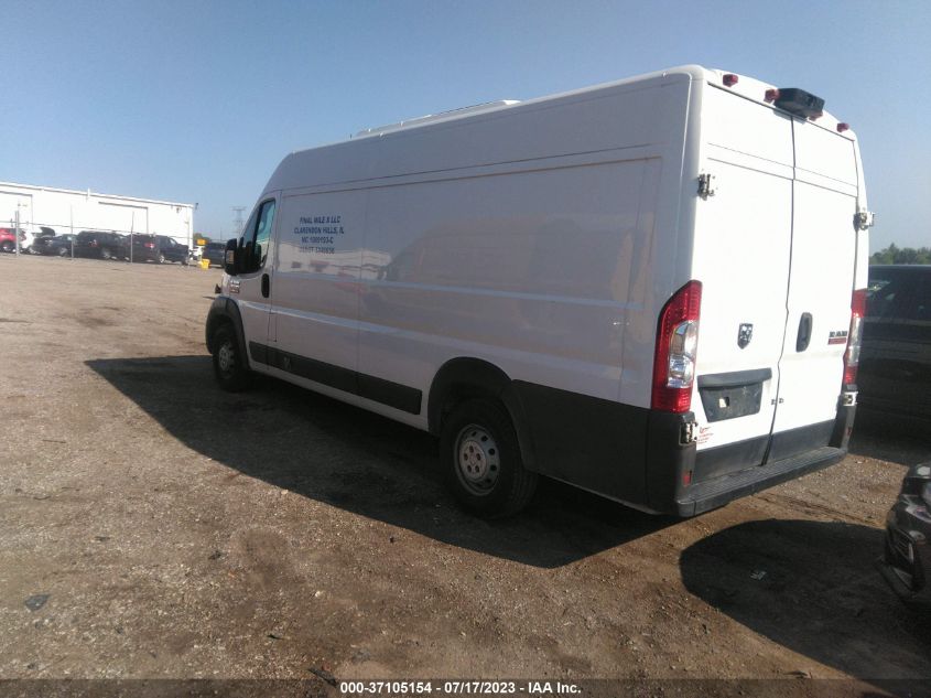 2019 RAM PROMASTER 3500 CARGO VAN HIGH ROOF 159" WB EXT 3C6URVJG1KE556366