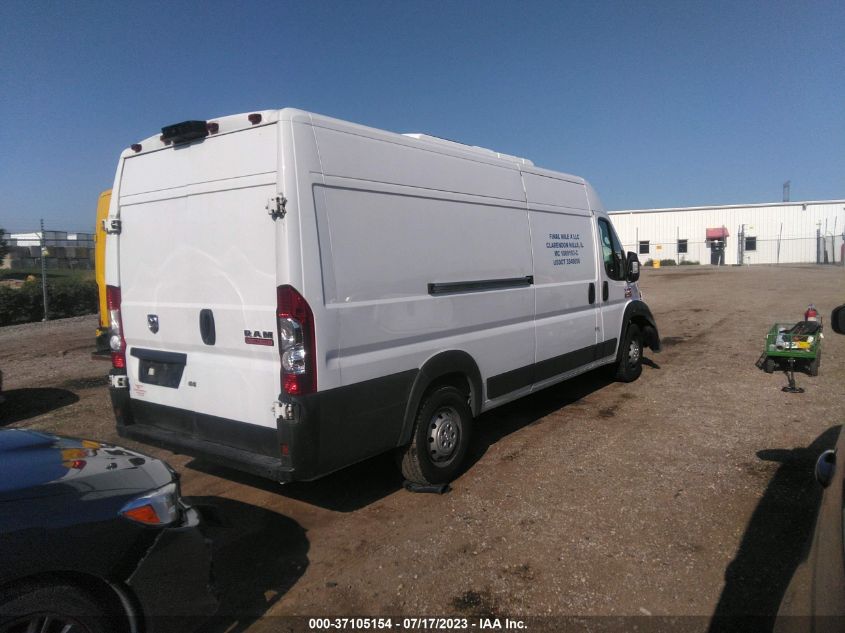 2019 RAM PROMASTER 3500 CARGO VAN HIGH ROOF 159" WB EXT 3C6URVJG1KE556366