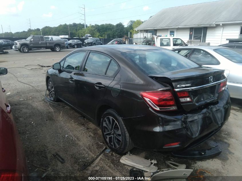2013 HONDA CIVIC SDN EX - 19XFB2F88DE072543