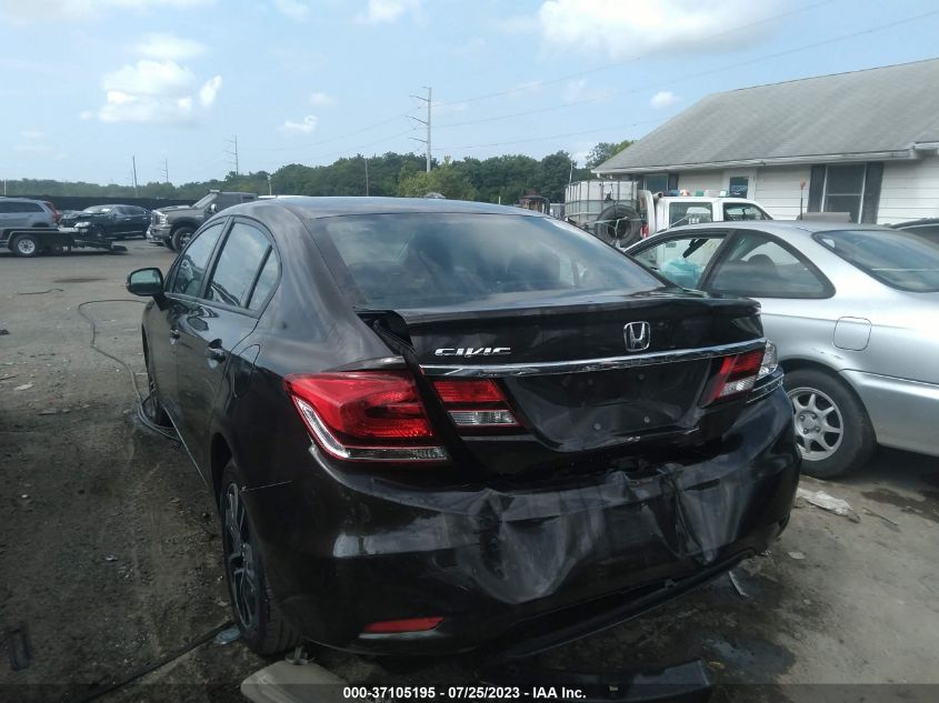 2013 HONDA CIVIC SDN EX - 19XFB2F88DE072543