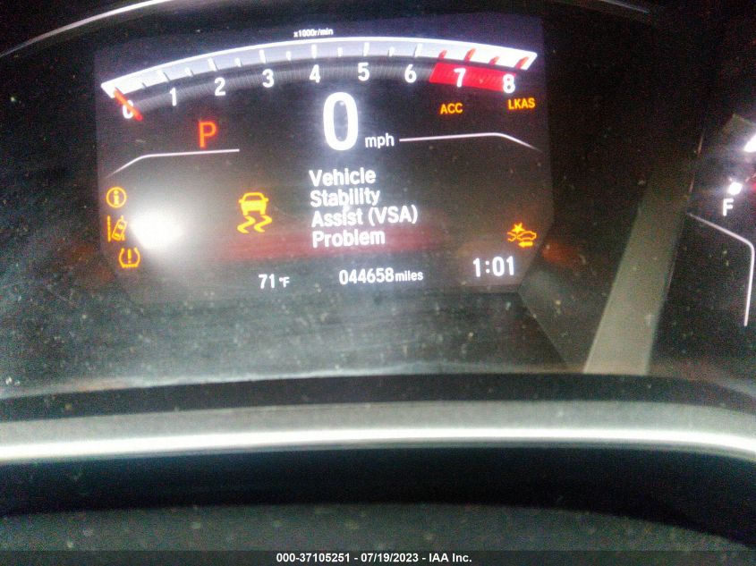 2019 HONDA CR-V EXL - 7FARW2H80KE046917