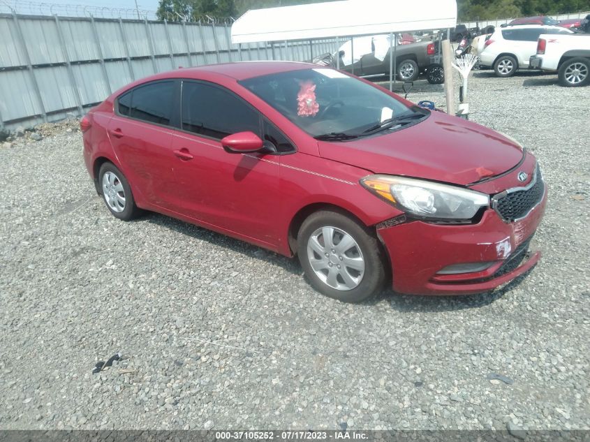 2016 KIA FORTE LX - KNAFK4A68G5457745